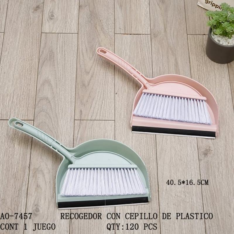 [AO-7457] RECOGEDOR CON CEPILLO DE PLASTICO