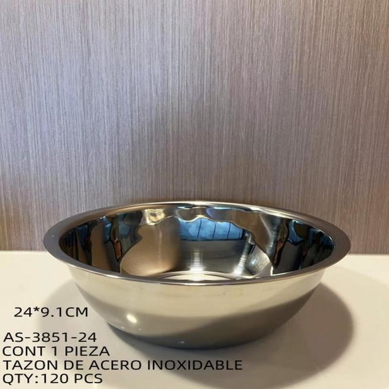 [AS-3851-24] TAZON DE ACERO INOXIDABLE