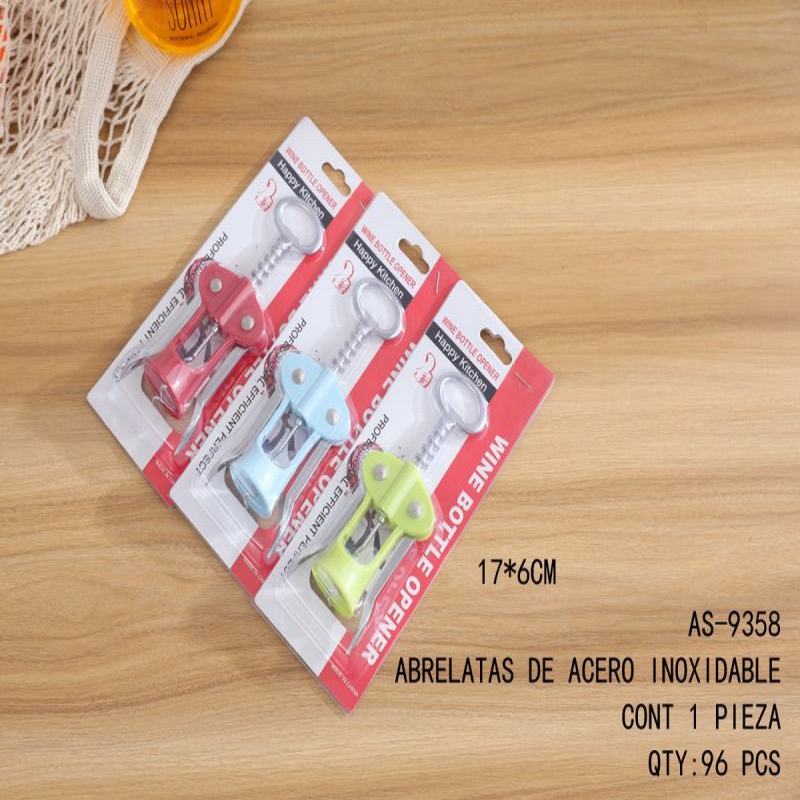 [AS-9358] ABRELATAS DE ACERO INOXIDABLE17*6CM CONT 1 PIEZA