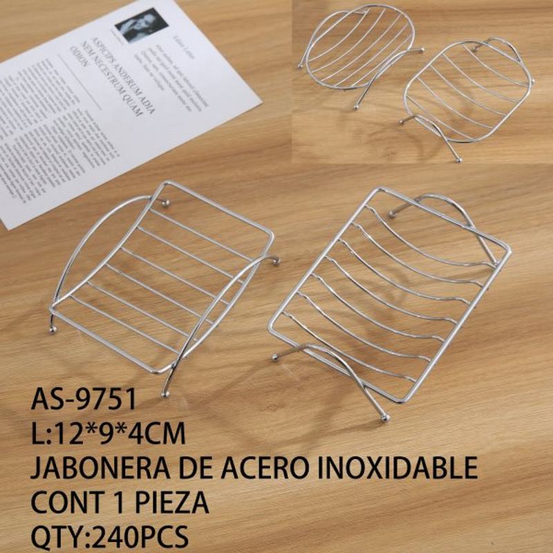 [AS-9751] JABONERA DE ACERO INOXIDABLE