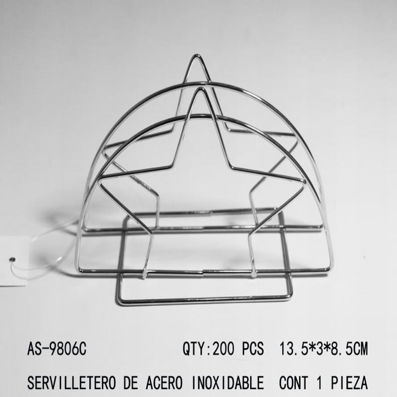 [AS-9806C] SERVILLETERO DE ACERO INOXIDABLE