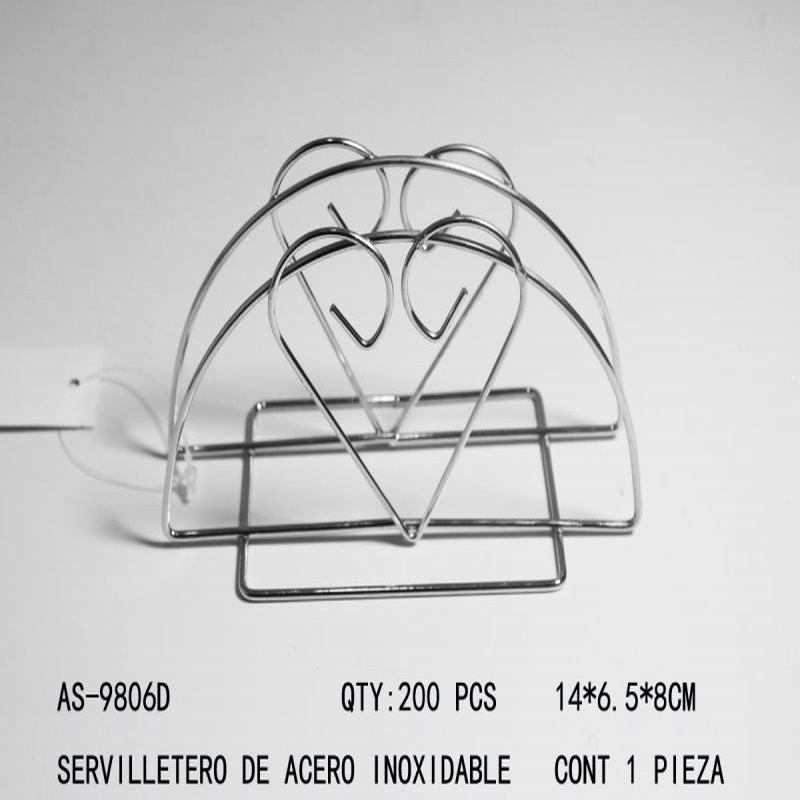 [AS-9806D] SERVILLETERO DE ACERO INOXIDABLE