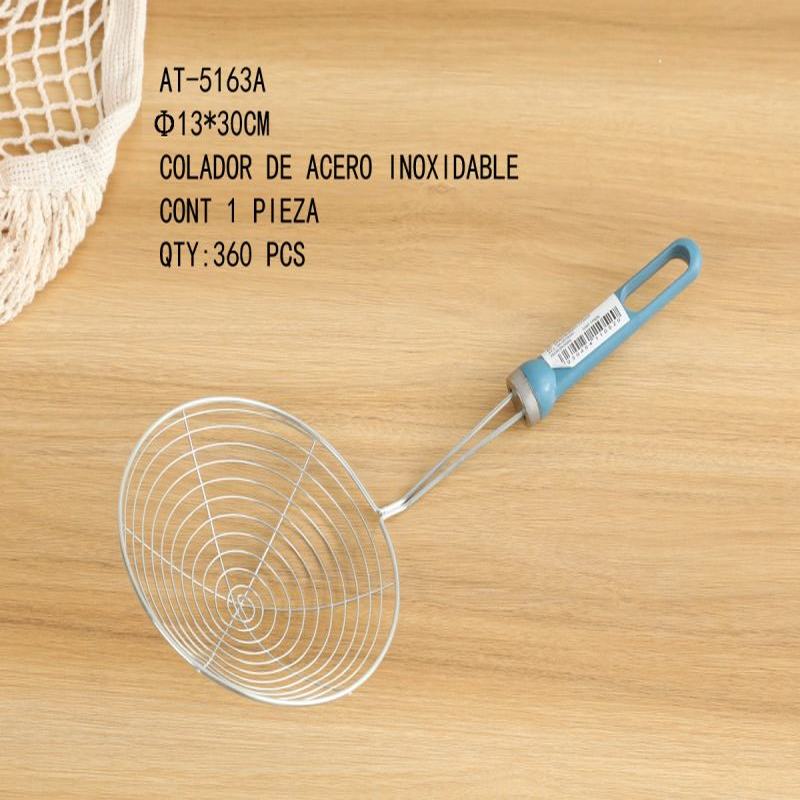 [AT-5163A] COLADOR DE ACERO INOXIDABLE