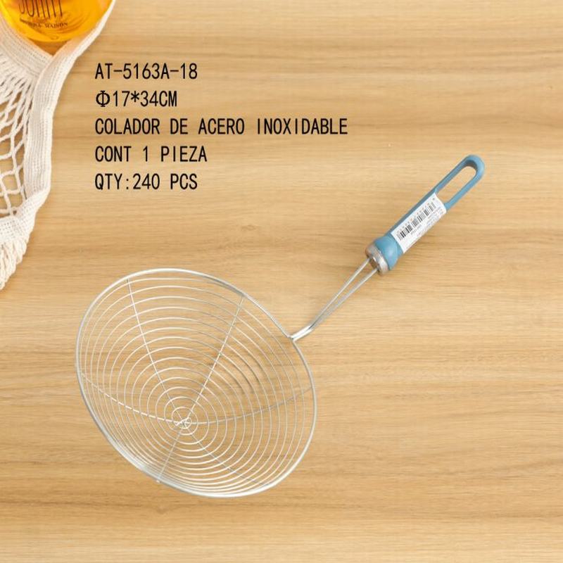 [AT-5163A-18] COLADOR DE ACERO INOXIDABLE