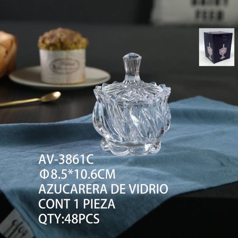 [AV-3861C] AZUCARERA DE VIDRIO