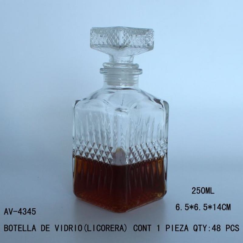 [AV-4345] BOTELLA DE VIDRIO(LICORERA)