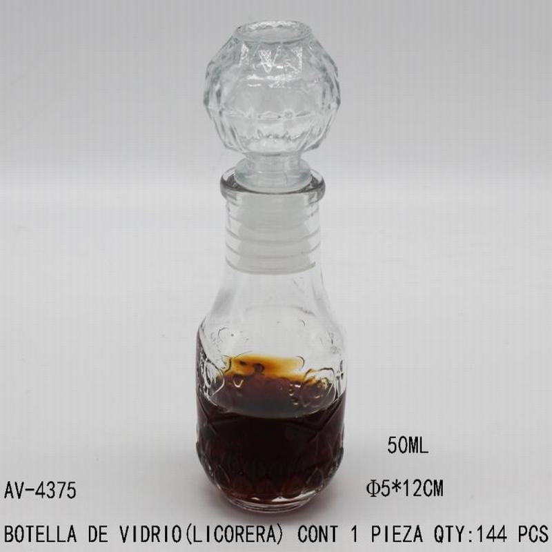 [AV-4375] BOTELLA DE VIDRIO(LICORERA)