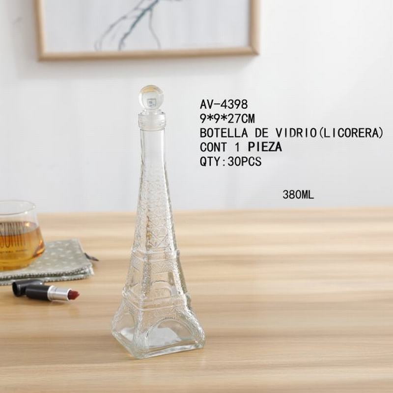[AV-4398] BOTELLA DE VIDRIO(LICORERA)