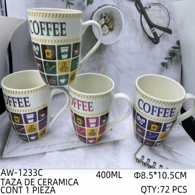 [AW-1233C] TAZA DE CERAMICA