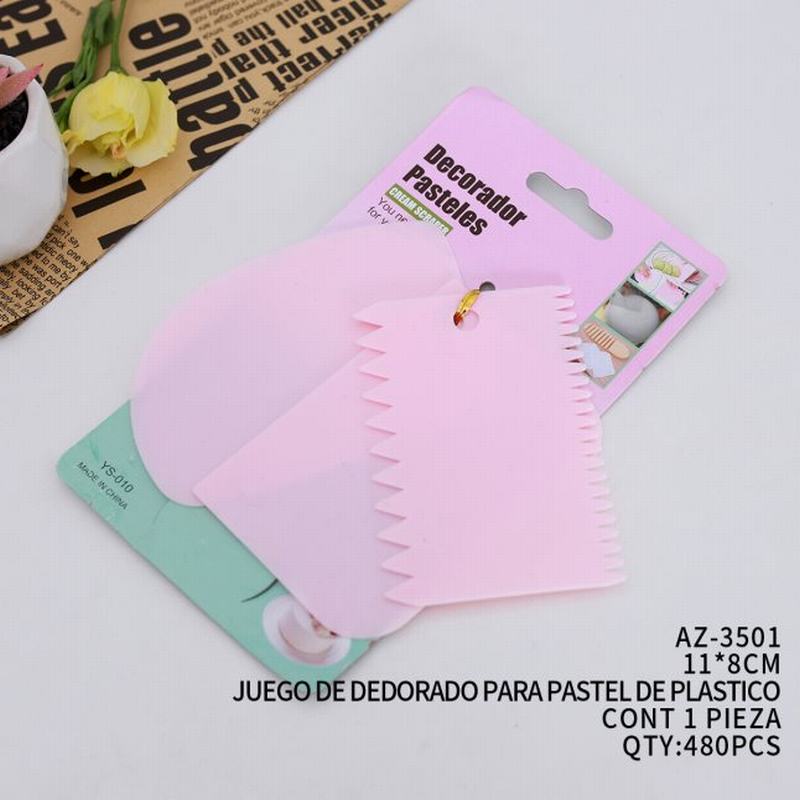 [AZ-3501] JUEGO DE DEDORADO PARA PASTEL DE PLASTICO