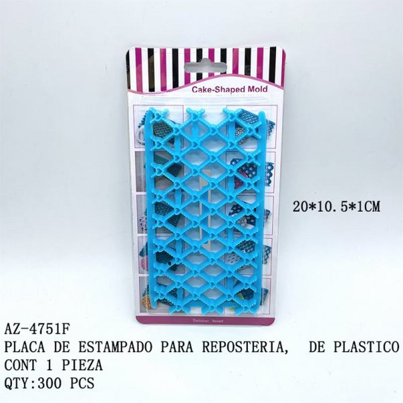 [AZ-4751F] PLACA DE ESTAMPADO PARA REPOSTERIA, DE PLASTICO