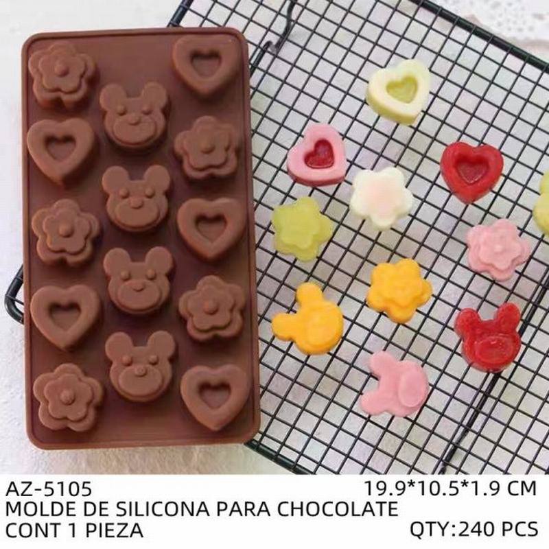 [AZ-5105] MOLDE DE SILICONA PARA CHOCOLATE