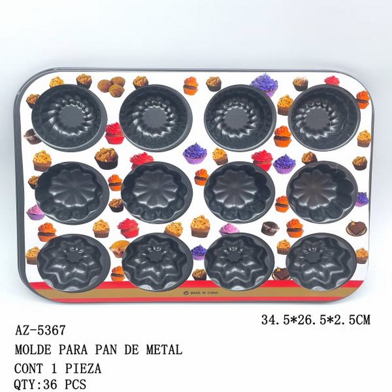 [AZ-5367] MOLDE PARA PAN DE METAL