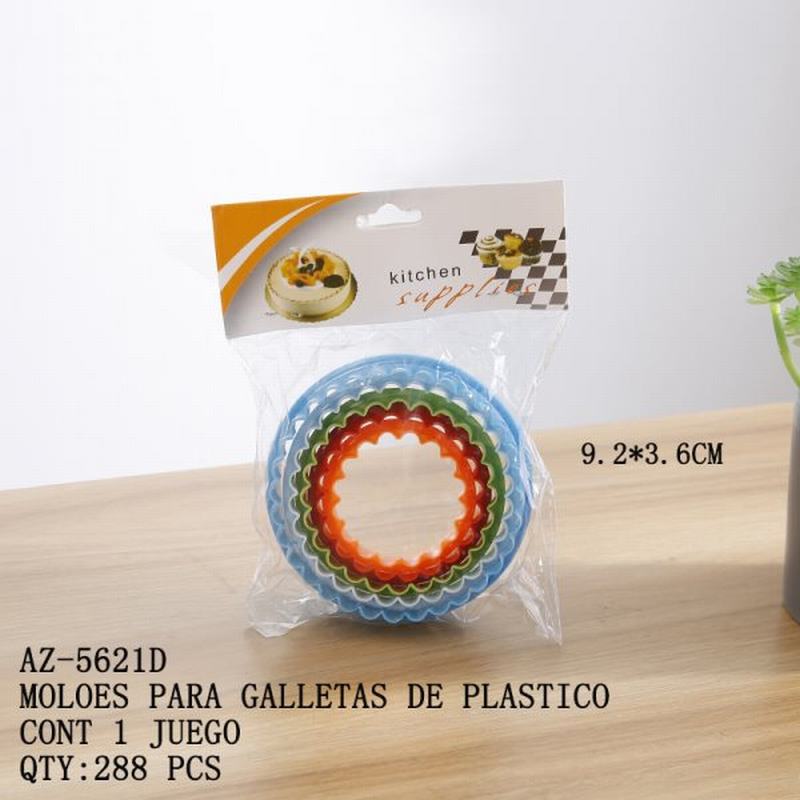[AZ-5621D] MOLOES PARA GALLETAS DE PLASTICO