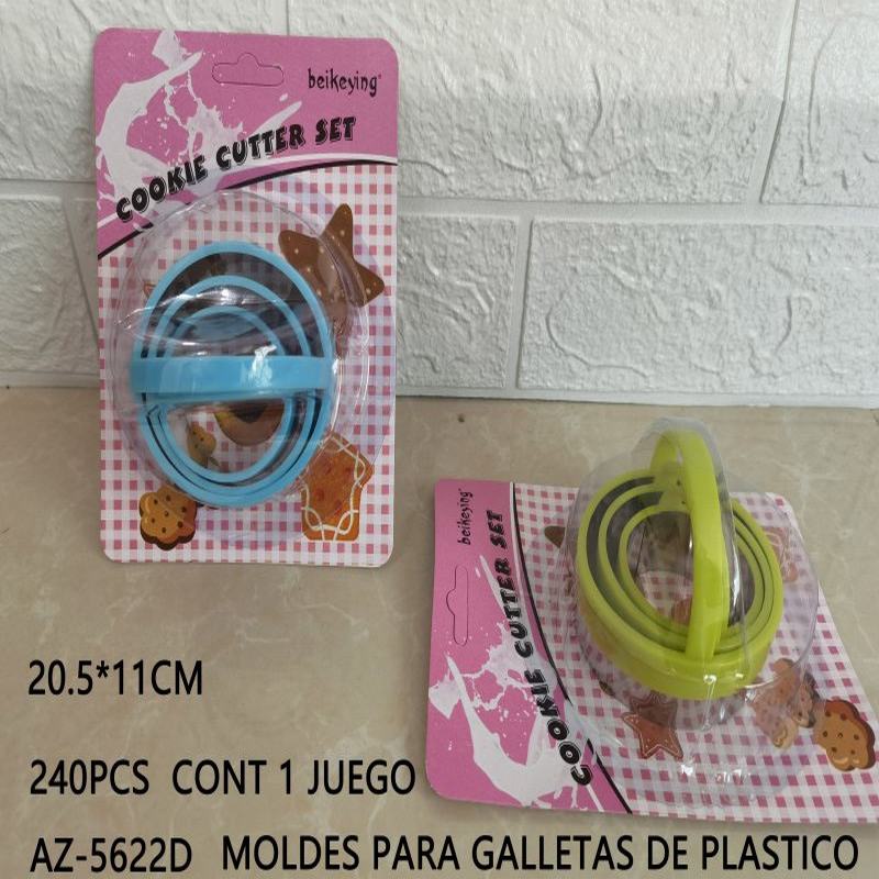 [AZ-5622D] MOLDES PARA GALLETAS DE PLASTICO