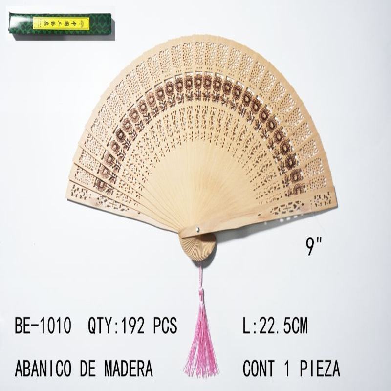 [BE-1010] ABANICO DE MADERA