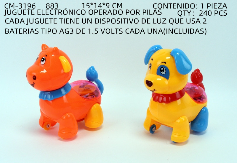 [CM-3196] JUGUETE ELECTRÓNICO OPERADO POR PILAS