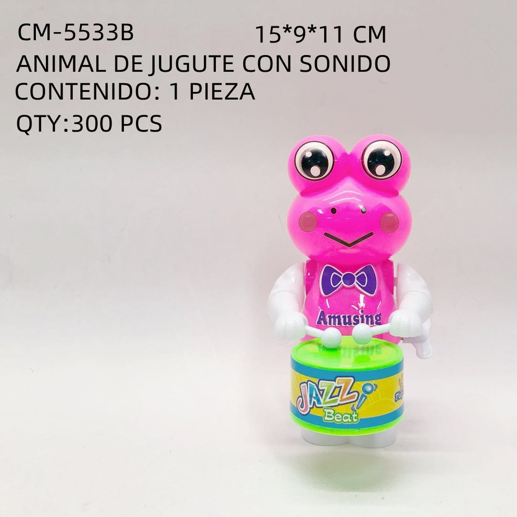 [CM-5533B] ANIMAL DE JUGUTE CON SONIDO