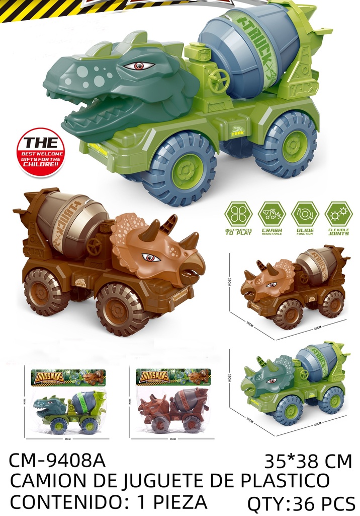 [CM-9408A] CAMION DE JUGUETE DE PLASTICO