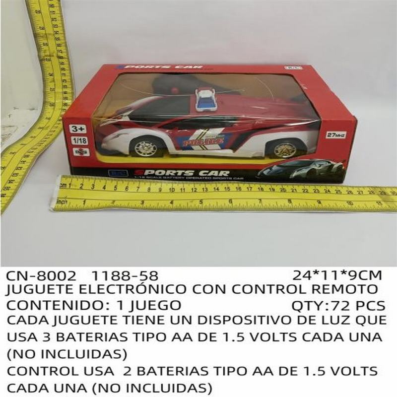 [CN-8002] JUGUETE ELECTRÓNICO CON CONTROL REMOTO