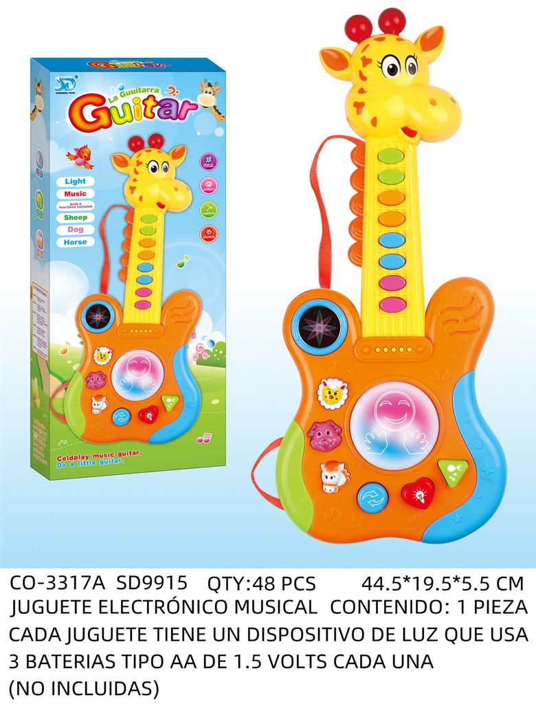 [CO-3317A] JUGUETE ELECTRÓNICO MUSICAL