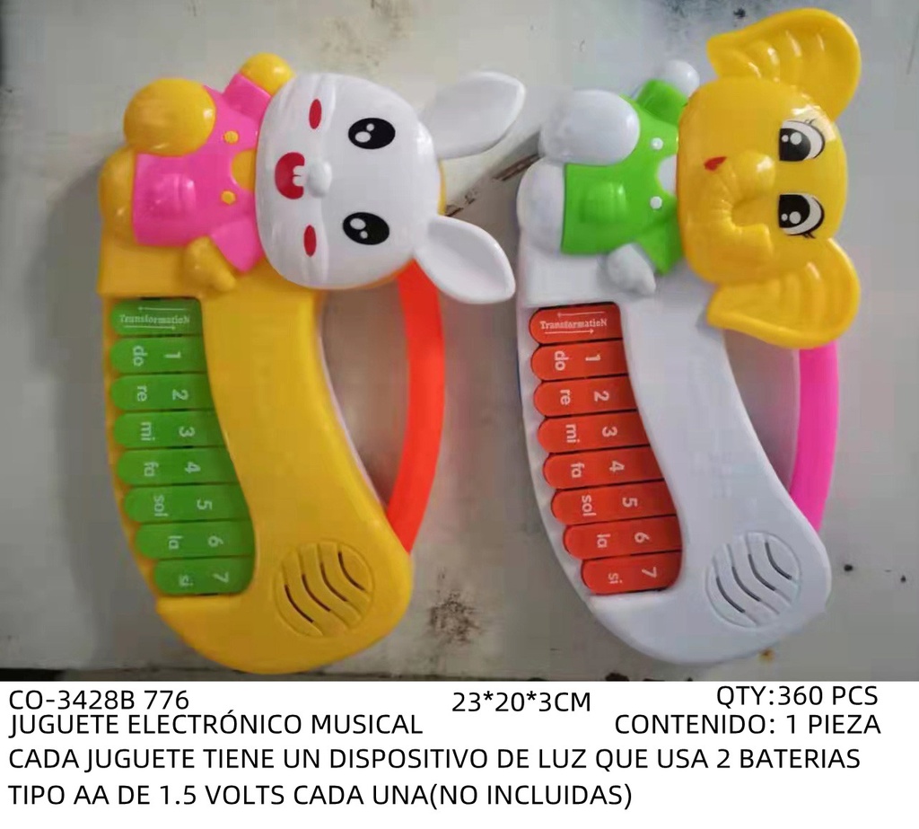 [CO-3428B] JUGUETE ELECTRÓNICO MUSICAL