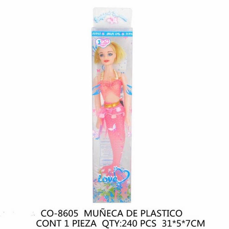 [CO-8605] MUÑECA DE PLASTICO31*5*7 CONT 1 PIEZA