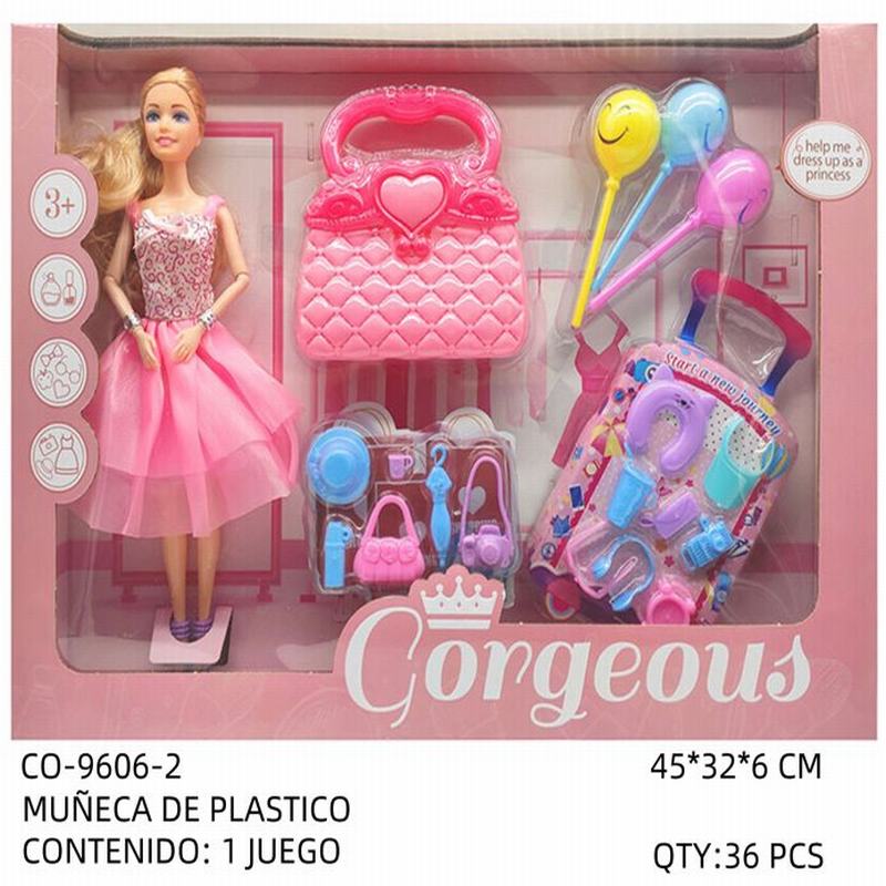 [CO-9606-2] MUÑECA DE PLASTICO