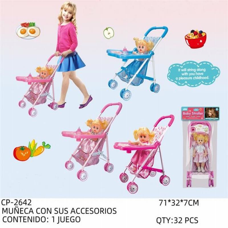 [CP-2642] MUÑECA CON SUS ACCESORIOS