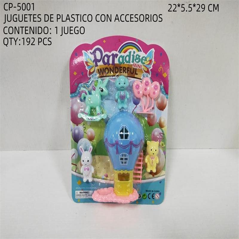 [CP-5001] JUGUETES DE PLASTICO CON ACCESORIOS