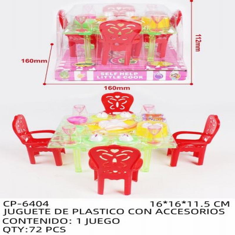 [CP-6404] JUGUETE DE PLASTICO CON ACCESORIOS
