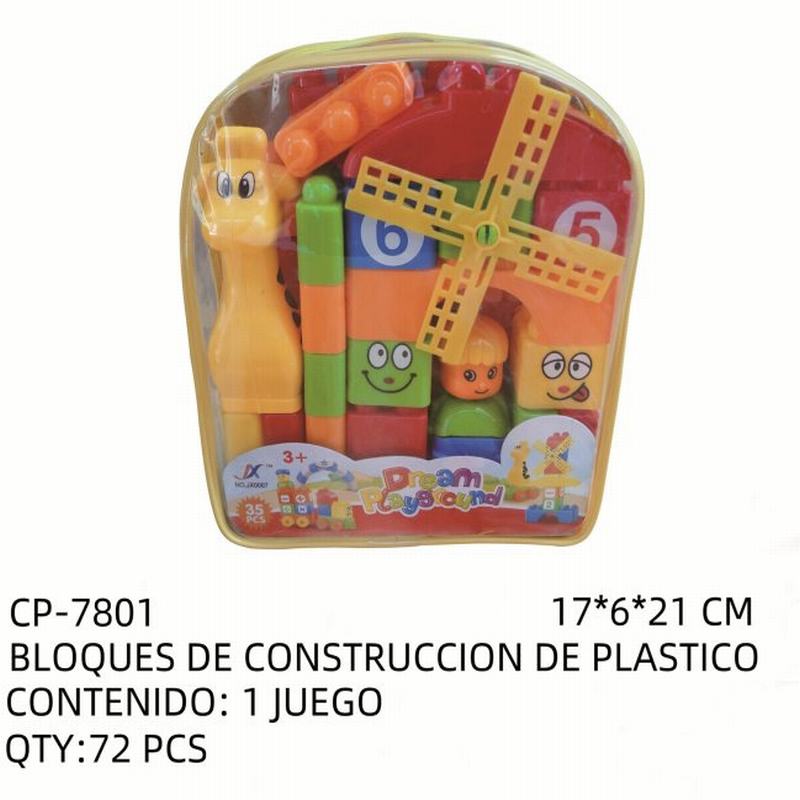 [CP-7801] BLOQUES DE CONSTRUCCION DE PLASTICO