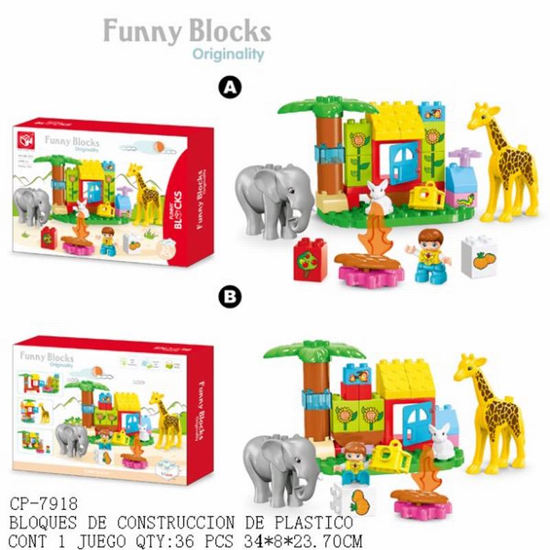 [CP-7918] BLOQUES DE CONSTRUCCION DE PLASTICO