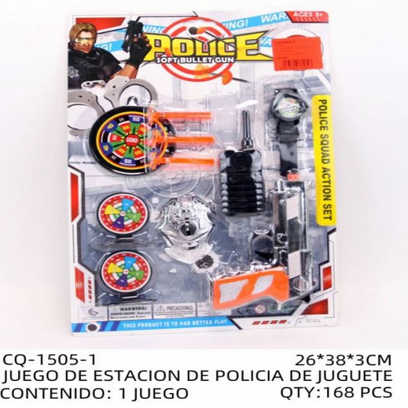 [CQ-1505-1] JUEGO DE ESTACION DE POLICIA DE JUGUETE