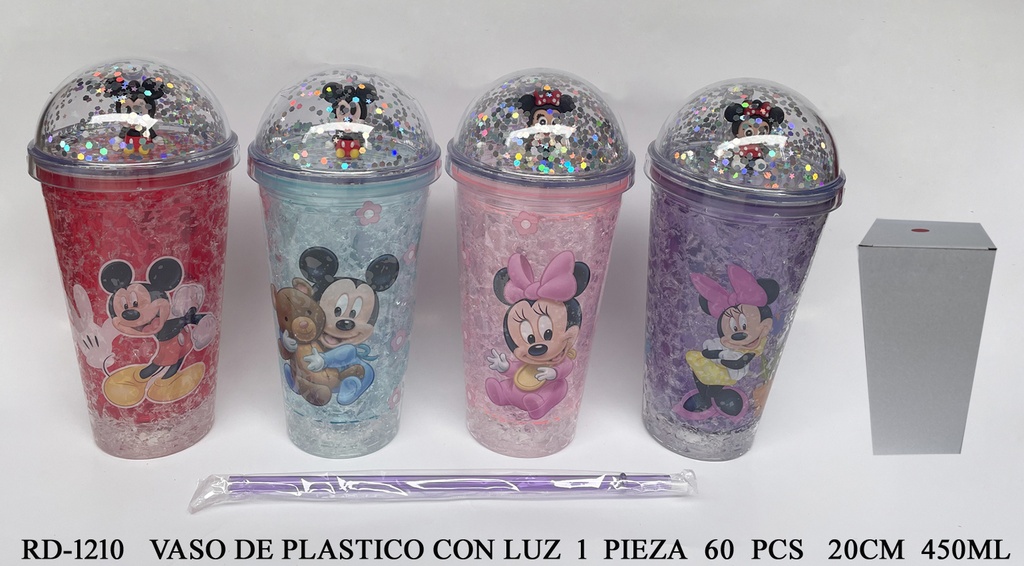 [RD-1210] VASO DE PLASTICO CON LUZ