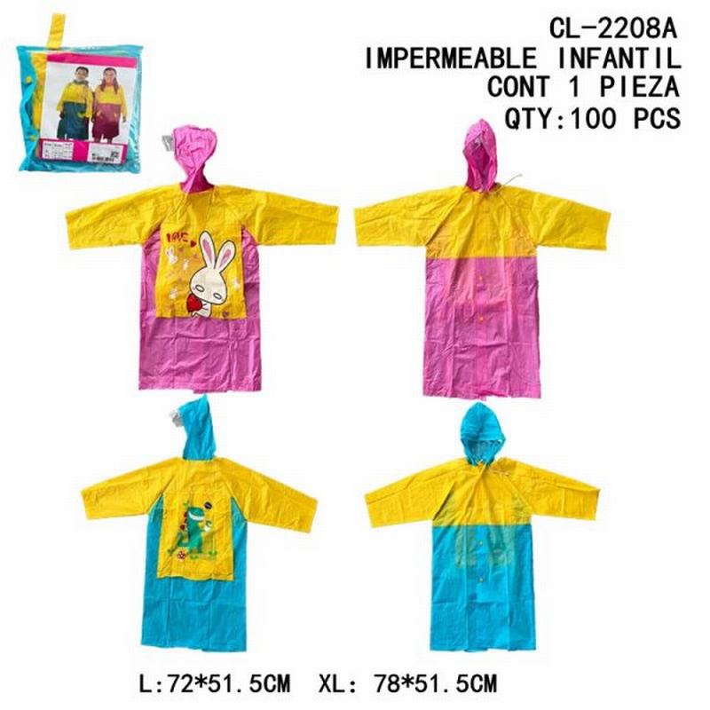 [CL-2208A]IMPERMEABLE INFANTIL