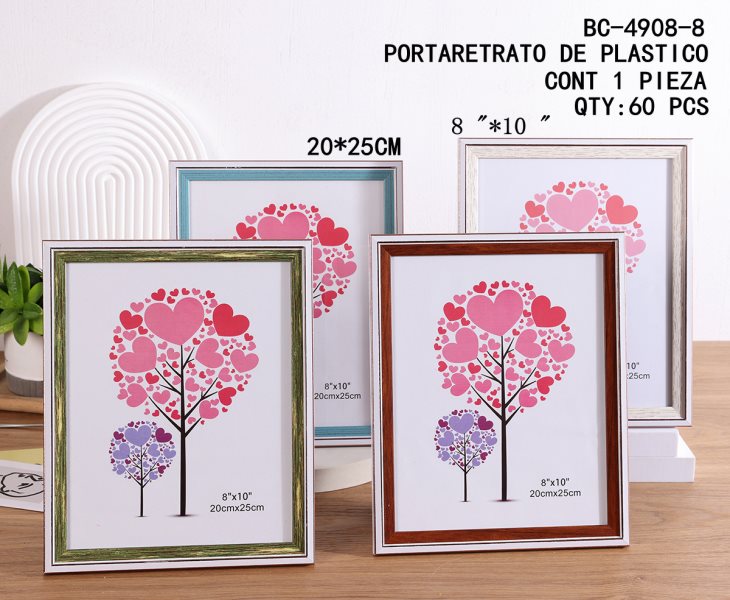 [BC-4908-8]PORTARETRATO DE PLASTICO
