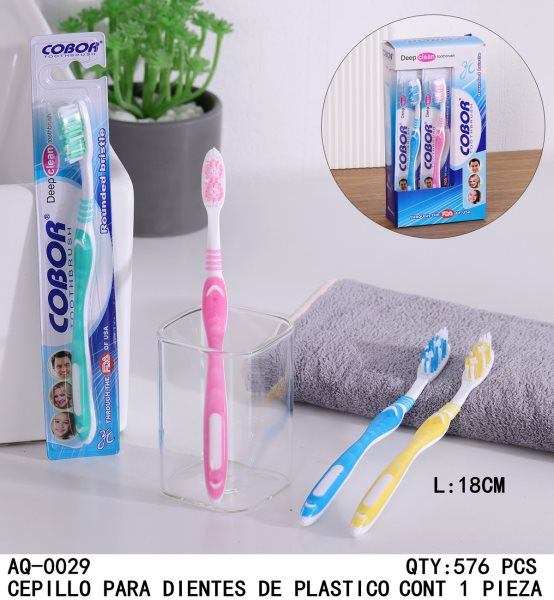 [AQ-0029]CEPILLO PARA DIENTES DE PLASTICO