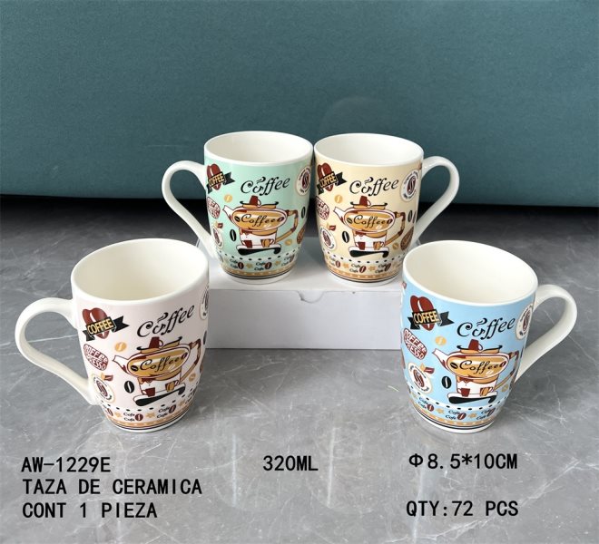 [AW-1229E]TAZA DE CERAMICA