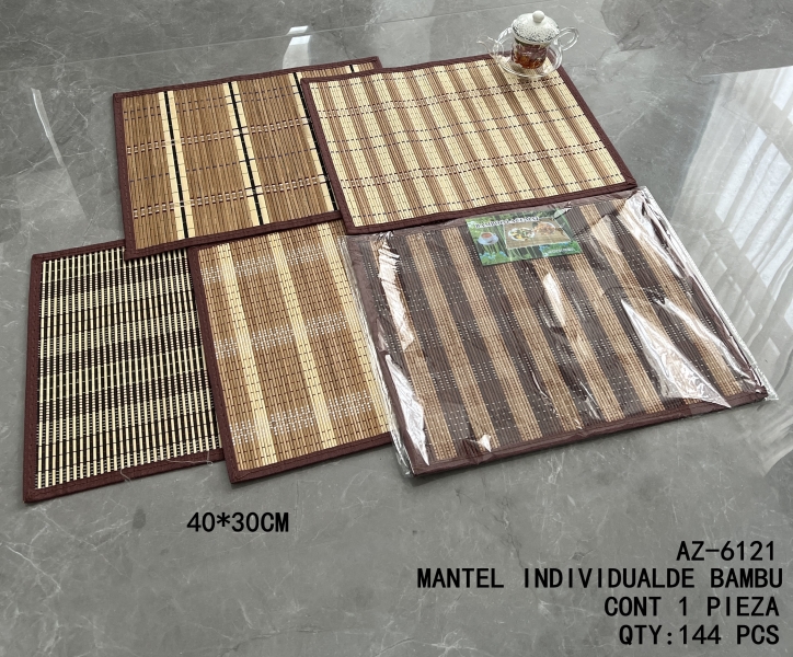 [AZ-6121]MANTEL INDIVIDUALDE BAMBU