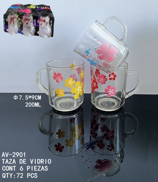 [AV-2901]TAZA DE VIDRIO