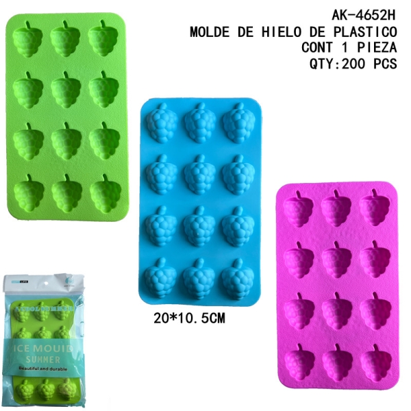 [AK-4652H]MOLDE DE HIELO DE PLASTICO