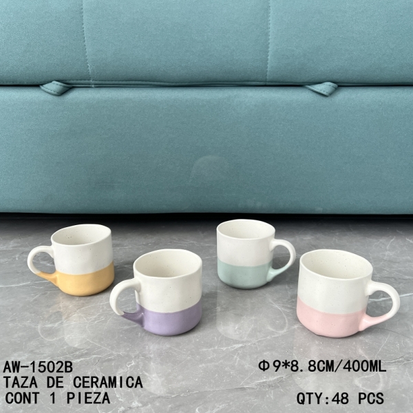 [AW-1502B]TAZA DE CERAMICA