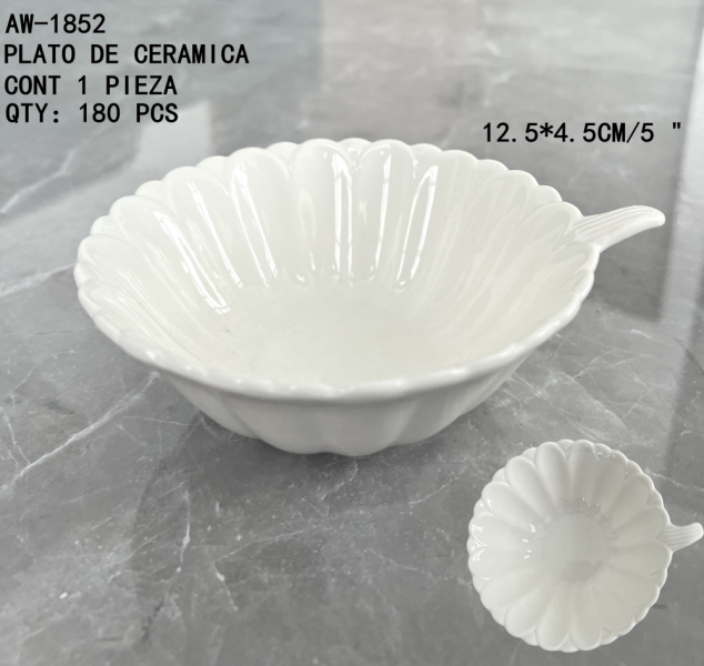 [AW-1852]PLATO DE CERAMICA