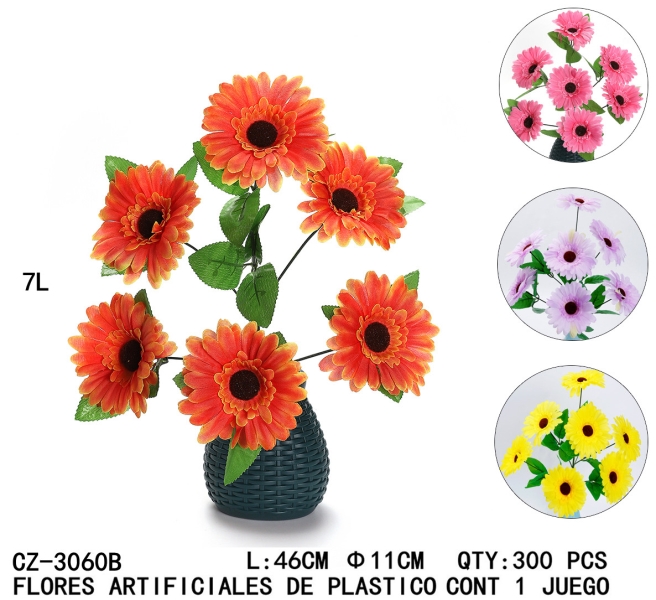 [CZ-3060B]FLORES ARTIFICIALES DE PLASTICO