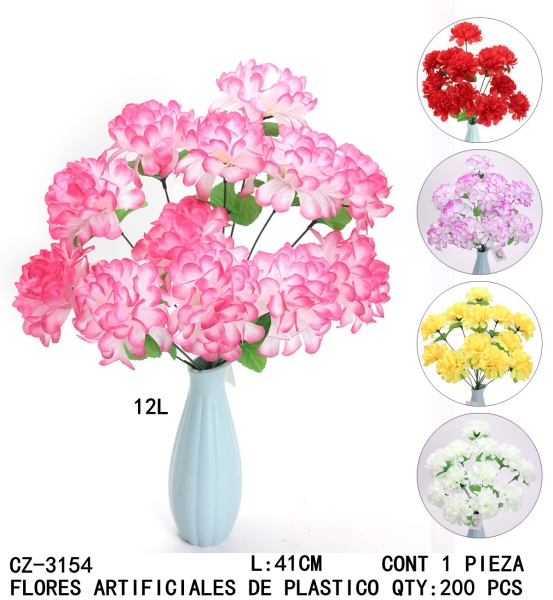 [CZ-3154A]FLORES ARTIFICIALES DE PLASTICO