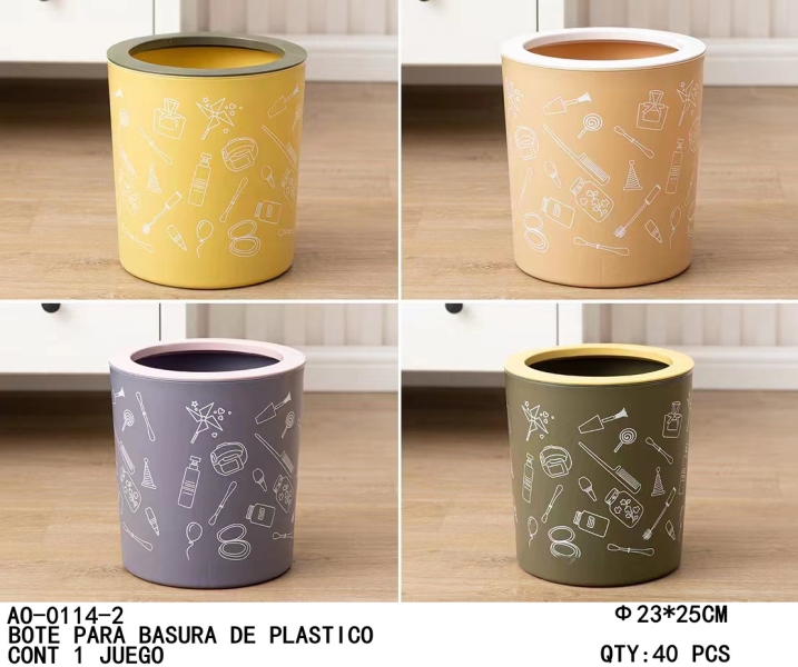 [AO-0114-2]BOTE PARA BASURA DE PLASTICO