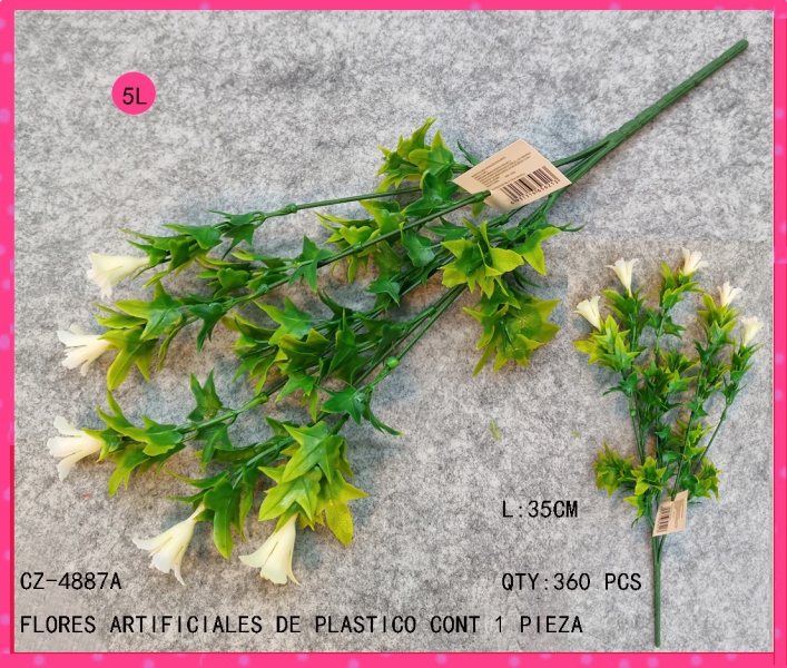 [CZ-4887A]FLORES ARTIFICIALES DE PLASTICO