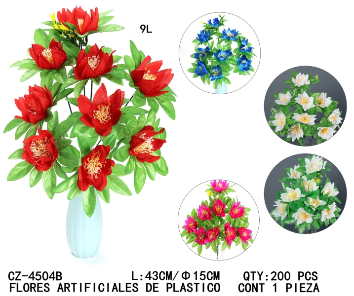 [CZ-4504B]B-FLORES ARTIFICIALES DE PLASTICO