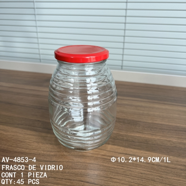 [AV-4853-4]FRASCO DE VIDRIO